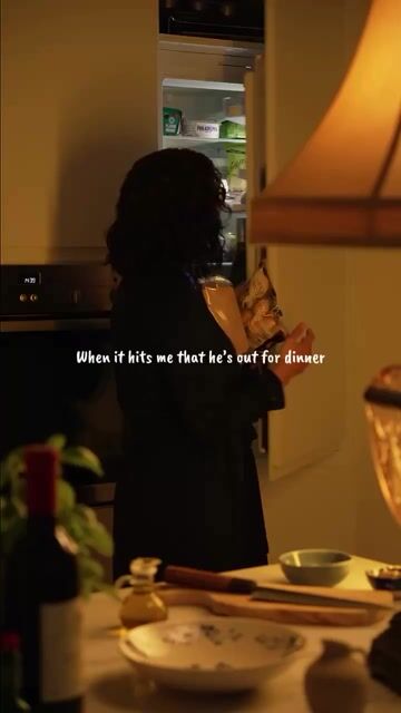 When It Hits Me He’s Out for Dinner