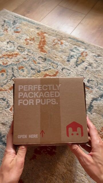 Dog treats unboxing