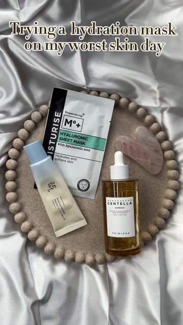 Hydrating Face Mask | Skincare Routine UGC