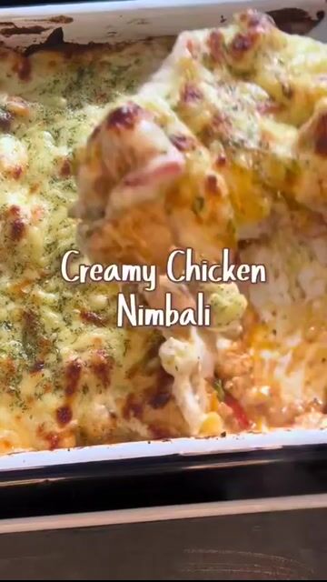 Creamy chicken nimbali