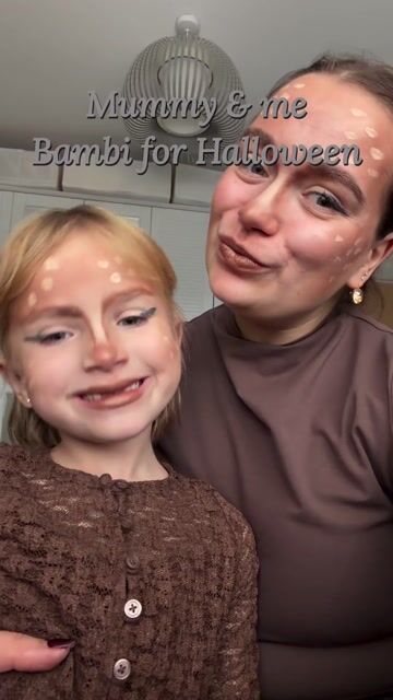 Halloween viral Bambi makeup